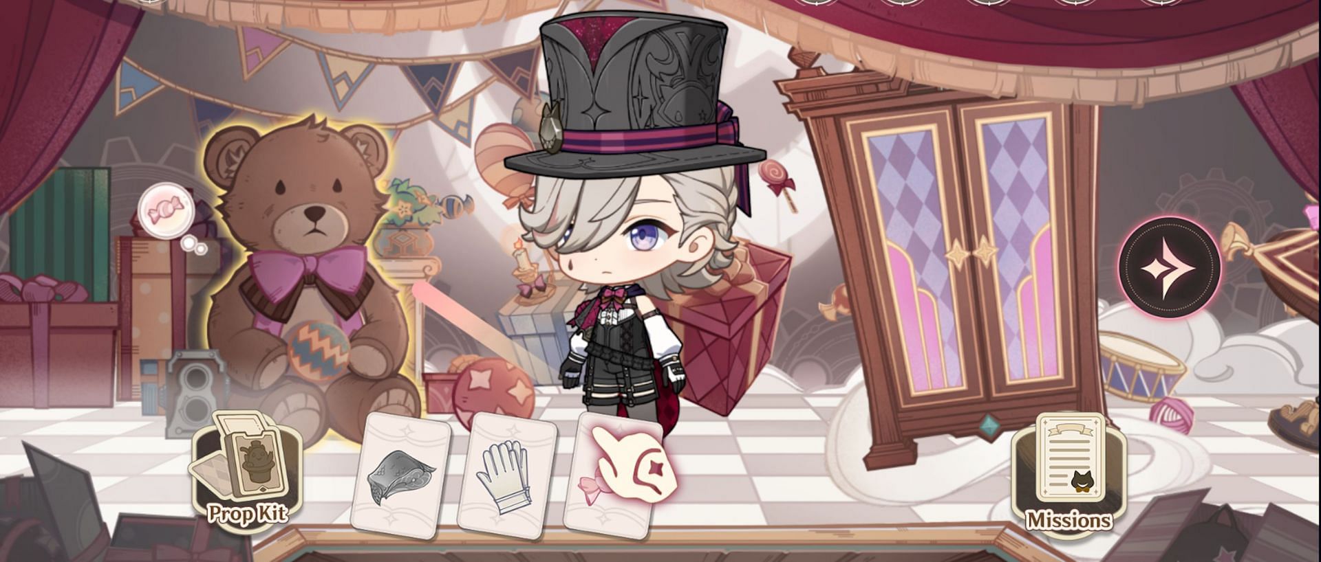 Use the candy on the bear (Image via HoYoverse)